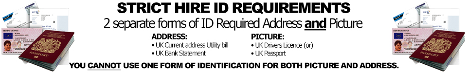 ID required to collect Hires